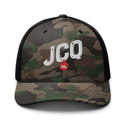 Camouflage trucker hat